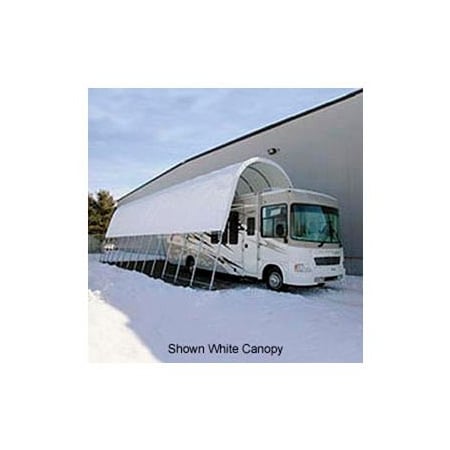 Clearspan Open Garage 18'W x 16'H x 40'L Tan PB02906R4T